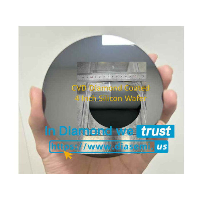 4 Inch MPCVD Diamond deposited on silicon wafer