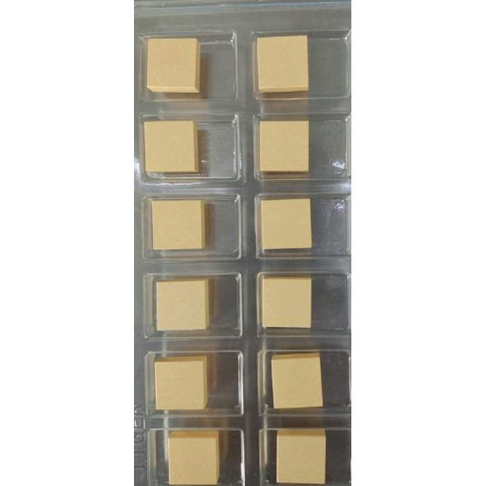 Diamond aluminum composite coated with copper 10x10x3mm
